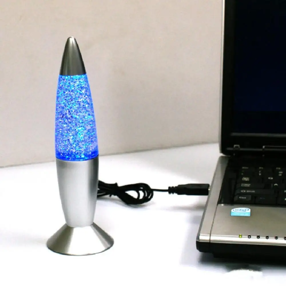 1 шт., 3D ракетный Ночной светильник, меняющий цвет, лава, лампа, RGB, светодиодный, блестящий, вечерние, для настроения, Ночной светильник, рождественский подарок, прикроватная, ночная лампа