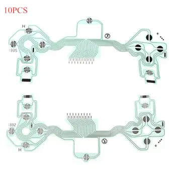 

10PCS For PS4 Game Controller Conductive Film Keypad Flex Cable Ribbon Replacement JM010-A JM010-B JM010-C JM010-D JM010-E