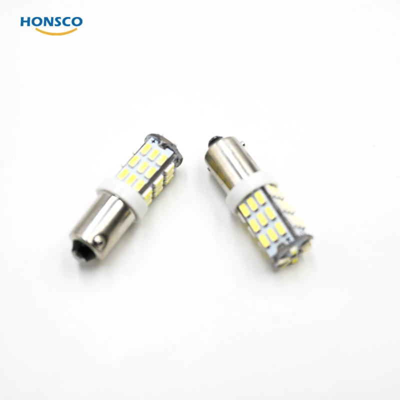 СВЕТОДИОДНЫЙ Автомобильный светильник BAX9S H6W 2 шт. теплый белый свет 42 Smd 3014