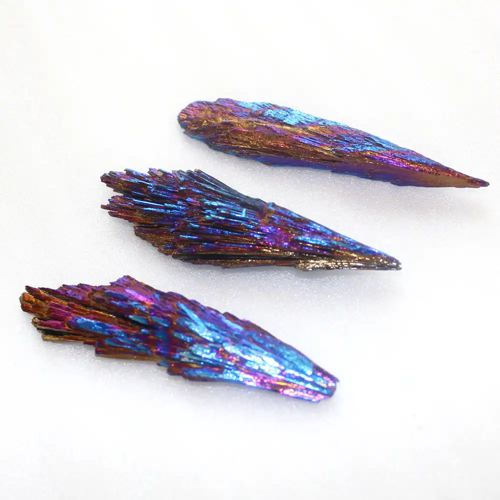 1PCS Natural Quartz Crystal Rainbow Titanium Cluster Mineral Specimen Healing