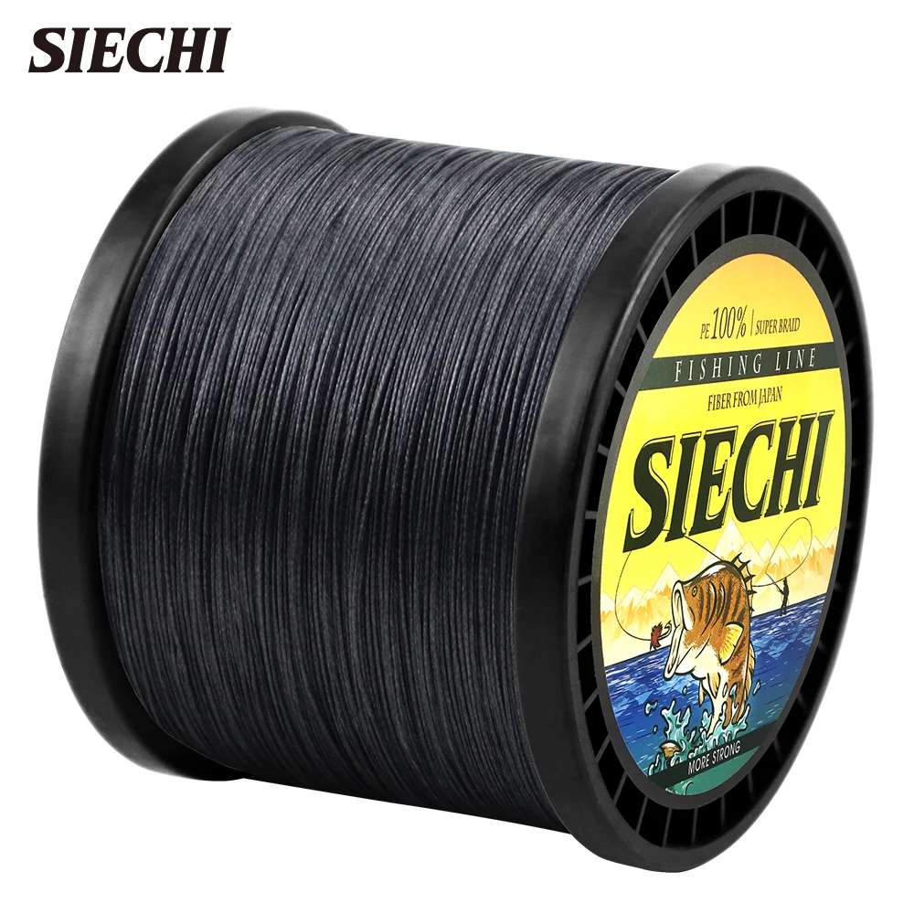 SIECHI 12-83LB 300M 500M 1000M 0.11-0.5mm Braided Fishing Line Hot Super  Strong Monofilament PE Line Good for Boat Fishing