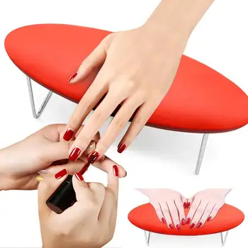 

High Quality Detachable PU Leather Nail Arm Rest Microfiber Smooth Manicure Hand Pillow Manicure Equipment