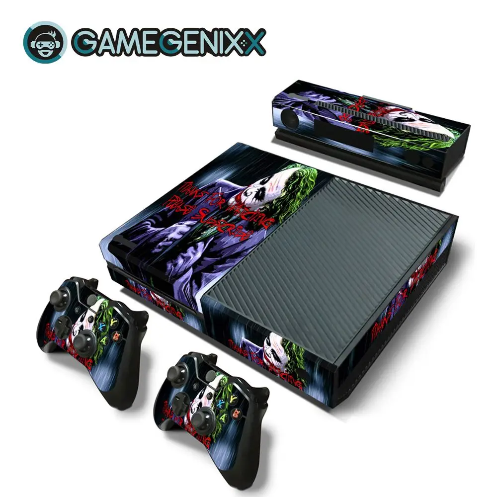 Защитная Наклейка GAMEGENIXX для Xbox one и 2 контроллера-The Joker