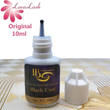 IB Ibeauty Black Coat for eyelash extensions Semi Permanent Mascara Korea Original 10ml False eyelash glue Makeup tools Shop 1