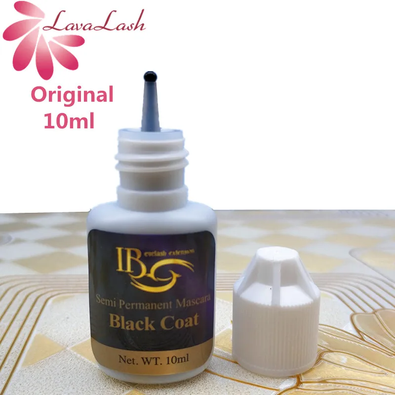 Полуперманентная тушь для ресниц IB Ibeauty Black Coat наращивания Корейская
