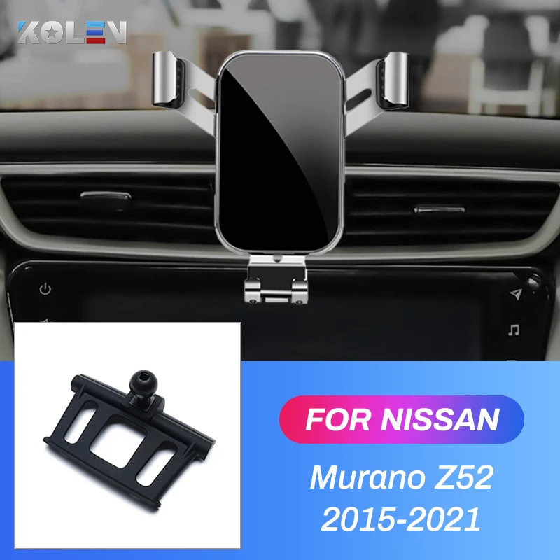

Car Mobile Phone Holder For Nissan Murano Z52 2015 2016 2017 2018 2019 2020 GPS Gravity Stand Special Mount Navigation Bracket