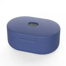 Kolorowe etui słuchawki bezprzewodowe etui z funkcją ładowania silikonowe odporne na zarysowania przeciwpyłowe rękawy ochronne dla Redmi Airdots tanie tanio centechia CN (pochodzenie) Torby Cover