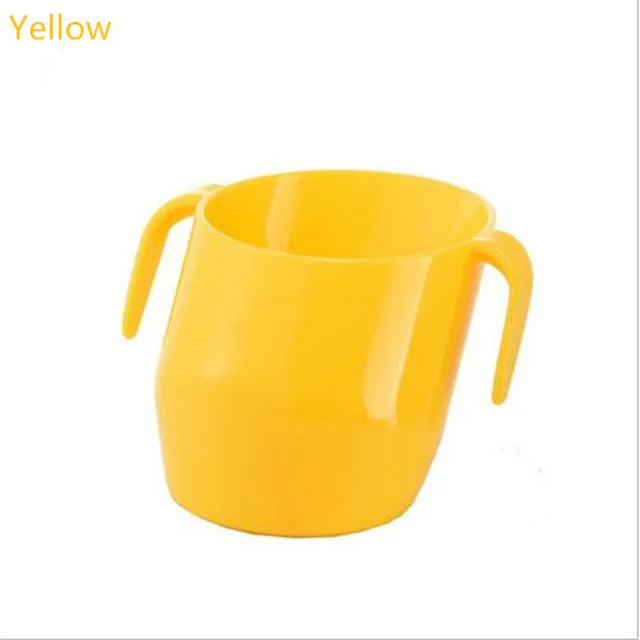 200 мл BPA детская тренировочная чашка с ручкой конический рот безопасная непротекающая чашка детская бутылка для воды - Цвет: Цвет: желтый