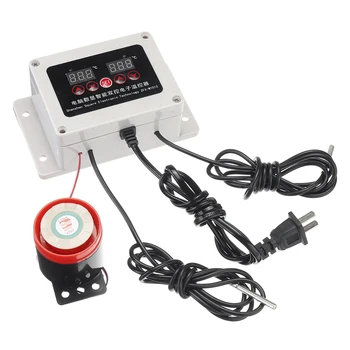 

ZFX-W1012 -40 to 300 Intelligent Temperature Sensor Alarm High Low Over Temperature Alarm Controller Oven Breeding Incubation