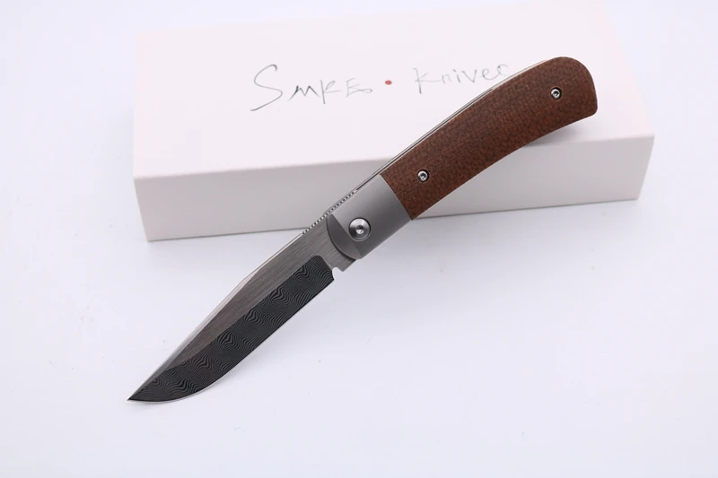ЮС доставка SMKE ножи в охотничьем стиле спереди Флиппер складной Ножи 3 09