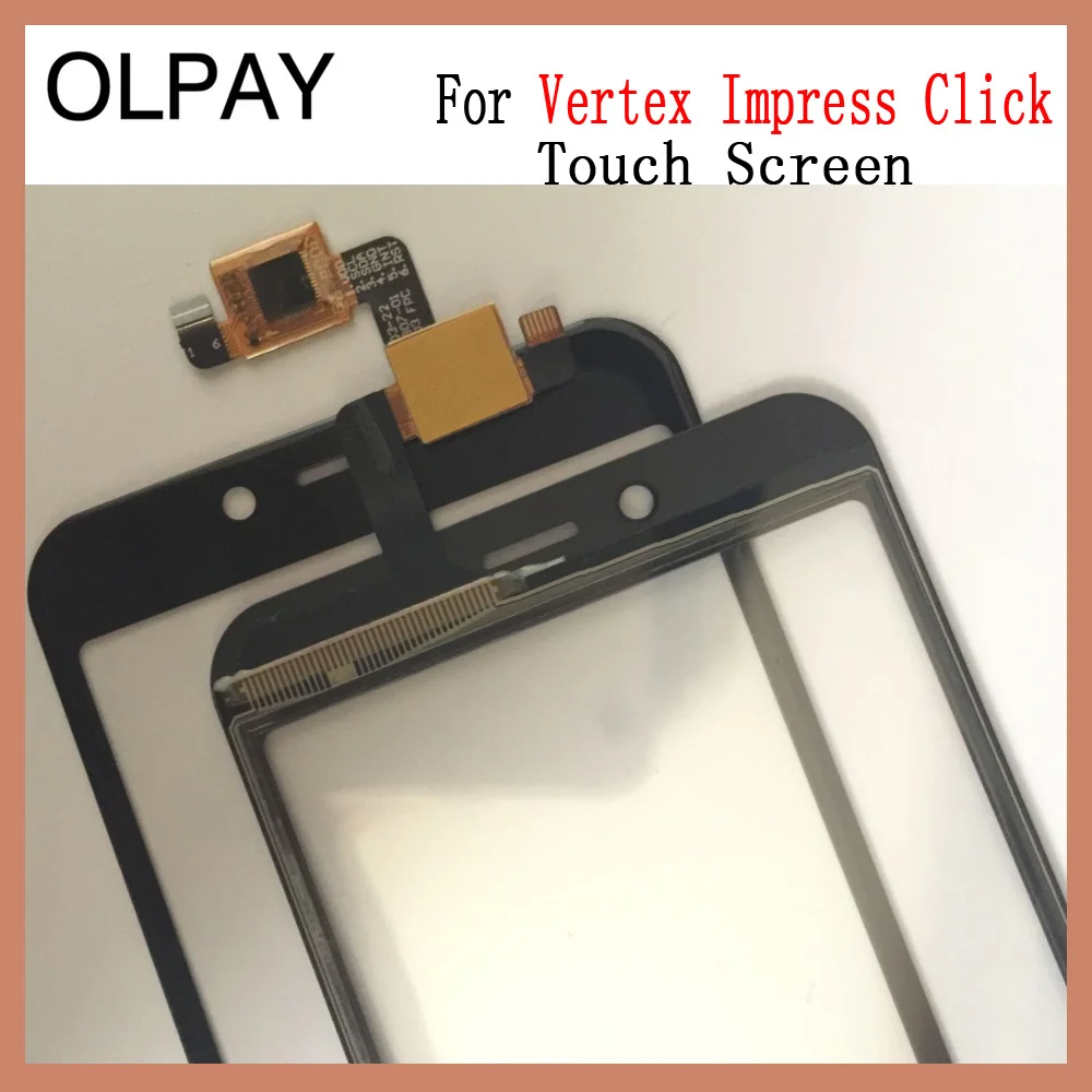 OLPAY 5,0 ''телефон мобильный сенсорный экран для Vertex Impress Нажмите сенсорный экран стекло дигитайзер панель объектив сенсор стекло Ремонт