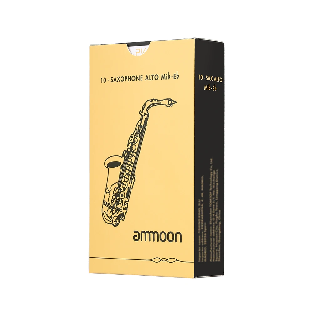 Saxophone Reeds 10pcs/Box Strength 2.5/ 3.0/1.5 For Alto Saxophone