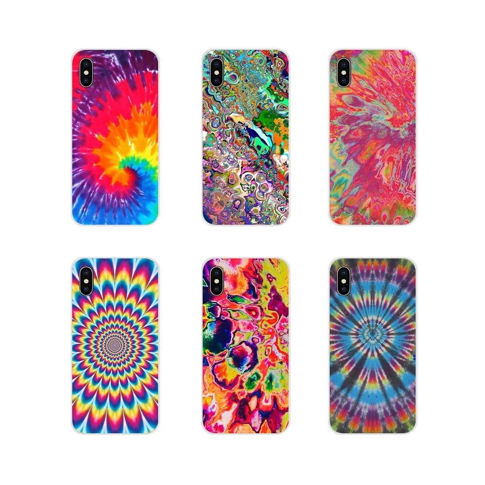 Прозрачные мягкие чехлы Trippy Tie Dye Peace sign Alien для Samsung Galaxy J1 J2 J3 J4 J5 J6 J7 J8 Plus 2018 Prime 2015 2016