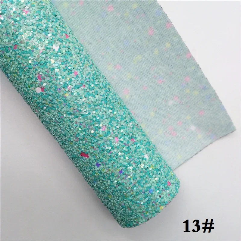 Glitterwishcome 21X29 см A4 Размер блестящая ткань кожа, плотная блестящая кожа, искусственная кожа ткань винил для бантов, GM533A - Цвет: 13