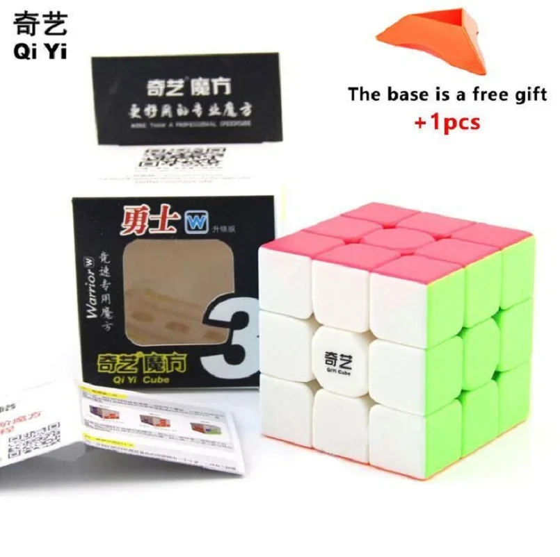 

QiYi 5.7CM Cube 3x3x3 Speed For Rubic Puzzle Magic Toy antistress cube Neo Cubo Magico Sticker Rubix For Children Education
