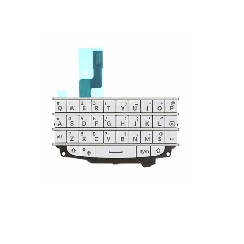 Для BlackBerry Q10 белый/черный цвет Qwerty клавиатура с гибким кабелем|Шлейфы для