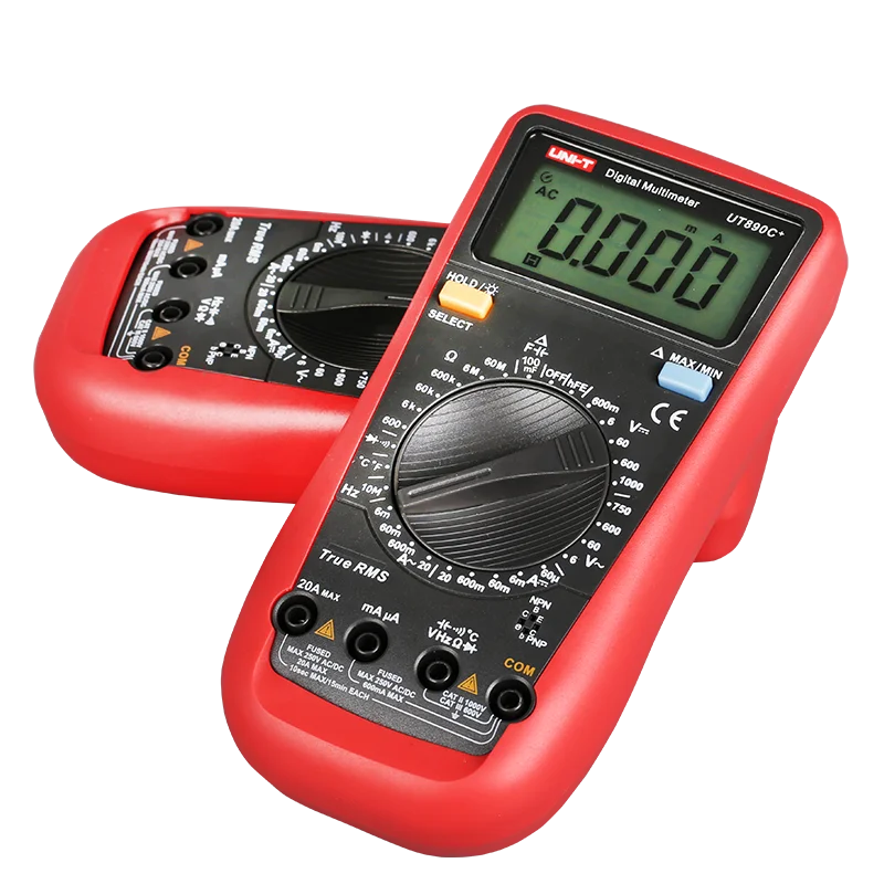 UNI-T UT890C+/UT61A/B/C/D/E/True RMS мультиметр ЖК-цифровой дисплей Электрический инструмент Амперметр тестеры USB
