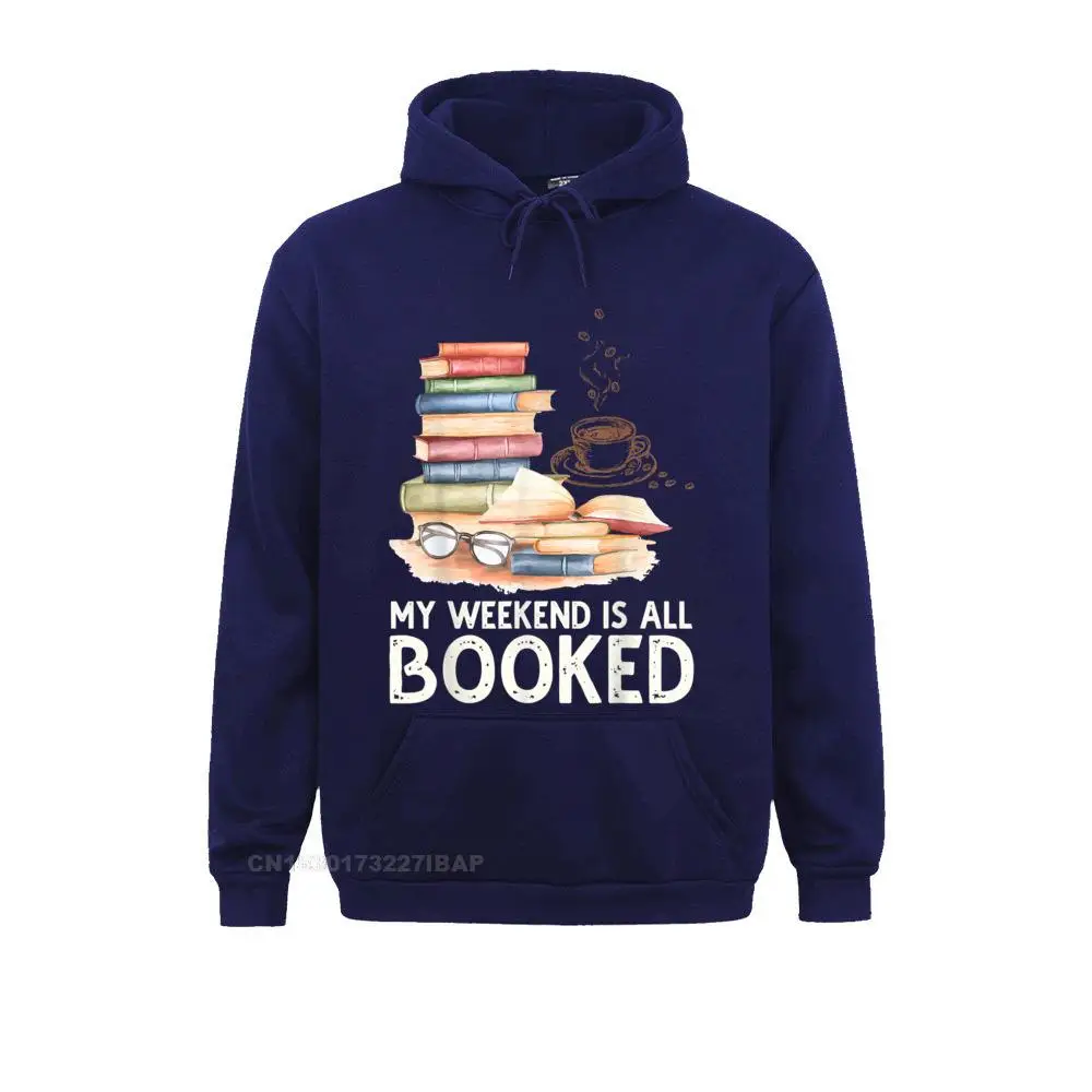 thumbnail image 1 of Mi fin de semana está todo reservado, divertidas y lindas sudaderas con capucha con diseño de lector de libros, sudaderas de manga larga de alta calidad para mujer impresas en capuchas de otoño, 1 of 5
