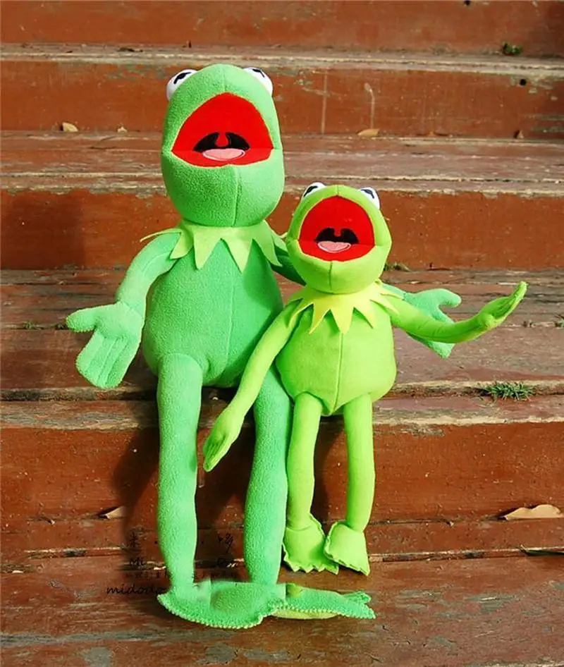 2018 Новый Kermit Улица Сезам Muppet лягушка плюшевая кукольная игрушка куклы 45 см|Мягкие