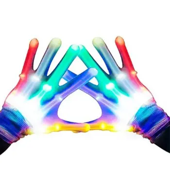 

Halloween Flashing LED Gloves Ghost Festival Horror Cool Fun Toys Party Scary Cosplay Costume Props