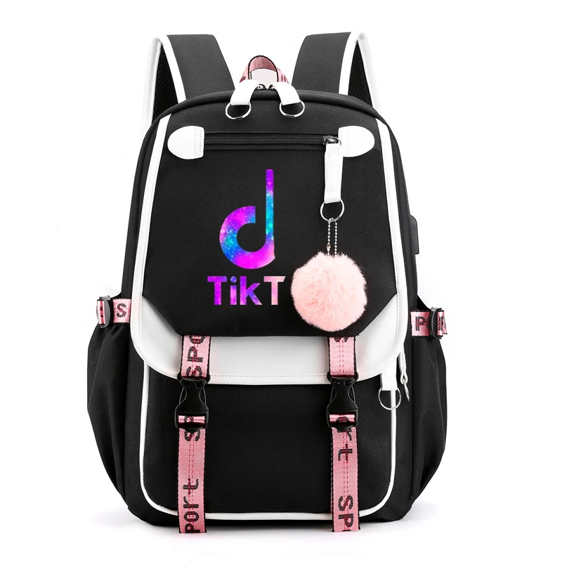 Многофункциональный рюкзак ti-k с USB-зарядкой дорожный холщовый школьный ранец для