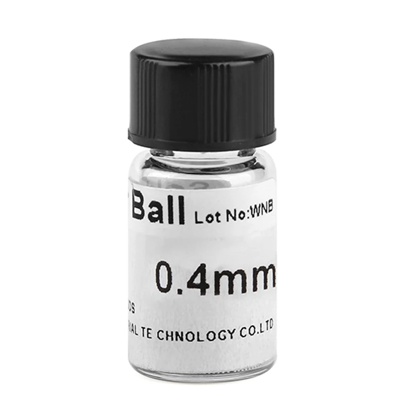 Diameter 0.4mm 10000 Паяльные шарики/диаметр бутылки 0,2~ 0,76 мм Sn63/Pb37 для PGA BGA трафареты микросхема прецизионная часть сварной оловянный припой - Цвет: Diameter 0.4mm