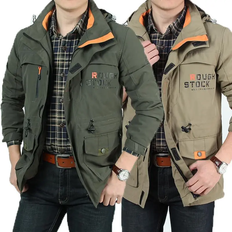 

2019 New Style MEN'S Jacket Spring And Autumn Large Size MEN'S Wear Outdoor Casual Charge Tops Jacket 0