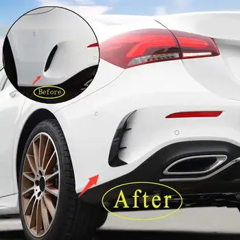 

Car Exterior Body Rear Bumper side Spoiler Canard Stickers Trim Cover For Mercedes for Benz A Class W177 A200 A220 Sedan 2019+