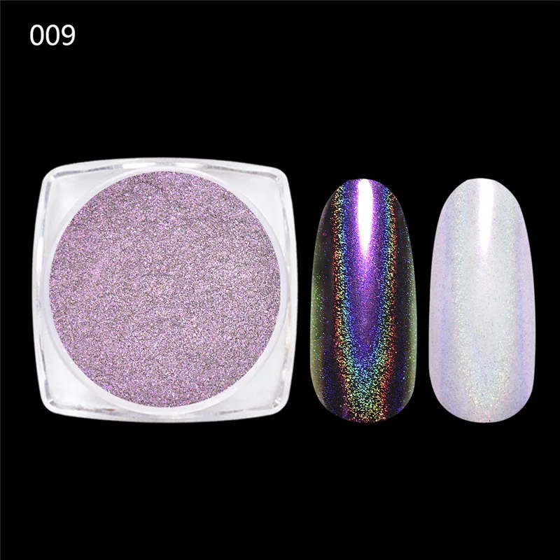 BeautyBigBang лак для ногтей Блестящий Порошок 0,2 г Хамелеон для ногтей мерцающий Русалка жемчуг пигмент Сияющий лазер в виде ракушки окунутый порошок