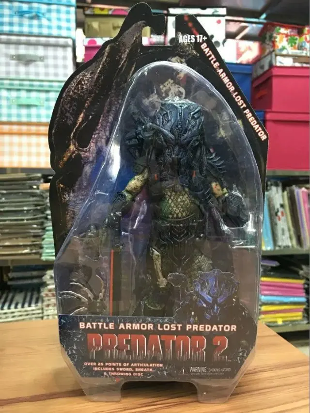 

NECA Predator 11 Wave Reload Lost Pick Special Shape Head Chinese Rhubarb 7-Inch Mobile Garage Kit PVC Model