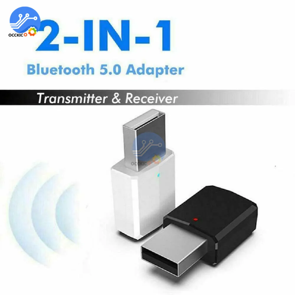 

Bluetooth 5.0 Audio Receiver Adapter Wireless Transmitter Bluetooth Stereo AUX Music Dongle RCA USB 3.5mm Jack For TV PC Car