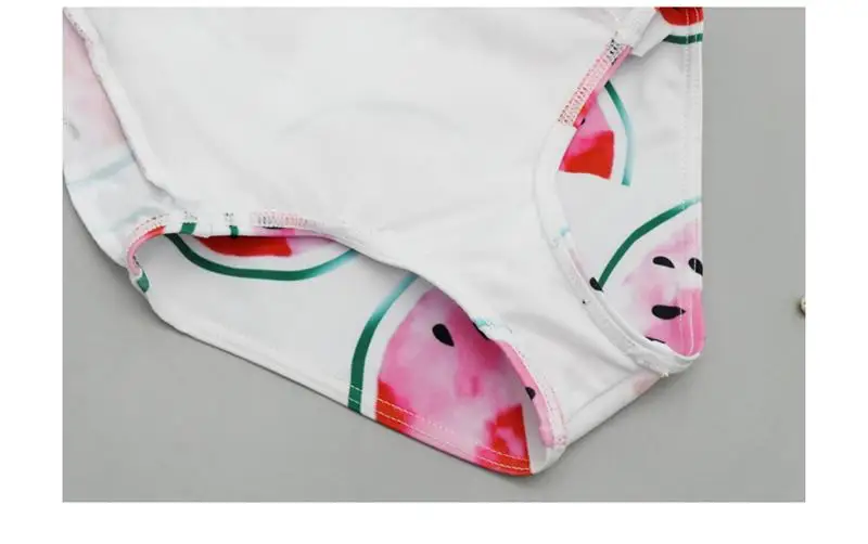 Children's swimsuit summer little girl's one-piece swimsuit baby girl bikini suit fruit printed Ruffle
