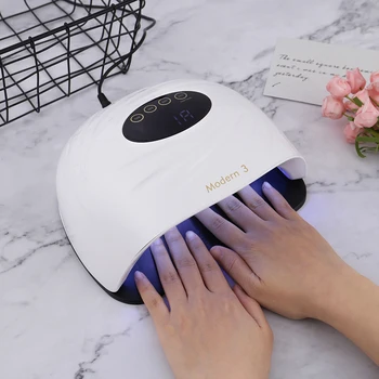 

Modern 3 LED Nail Lamp Manicure Tool 90W Nail Dryer Machine 45pcs UV Light Beads Quick Curing Nail Lamps