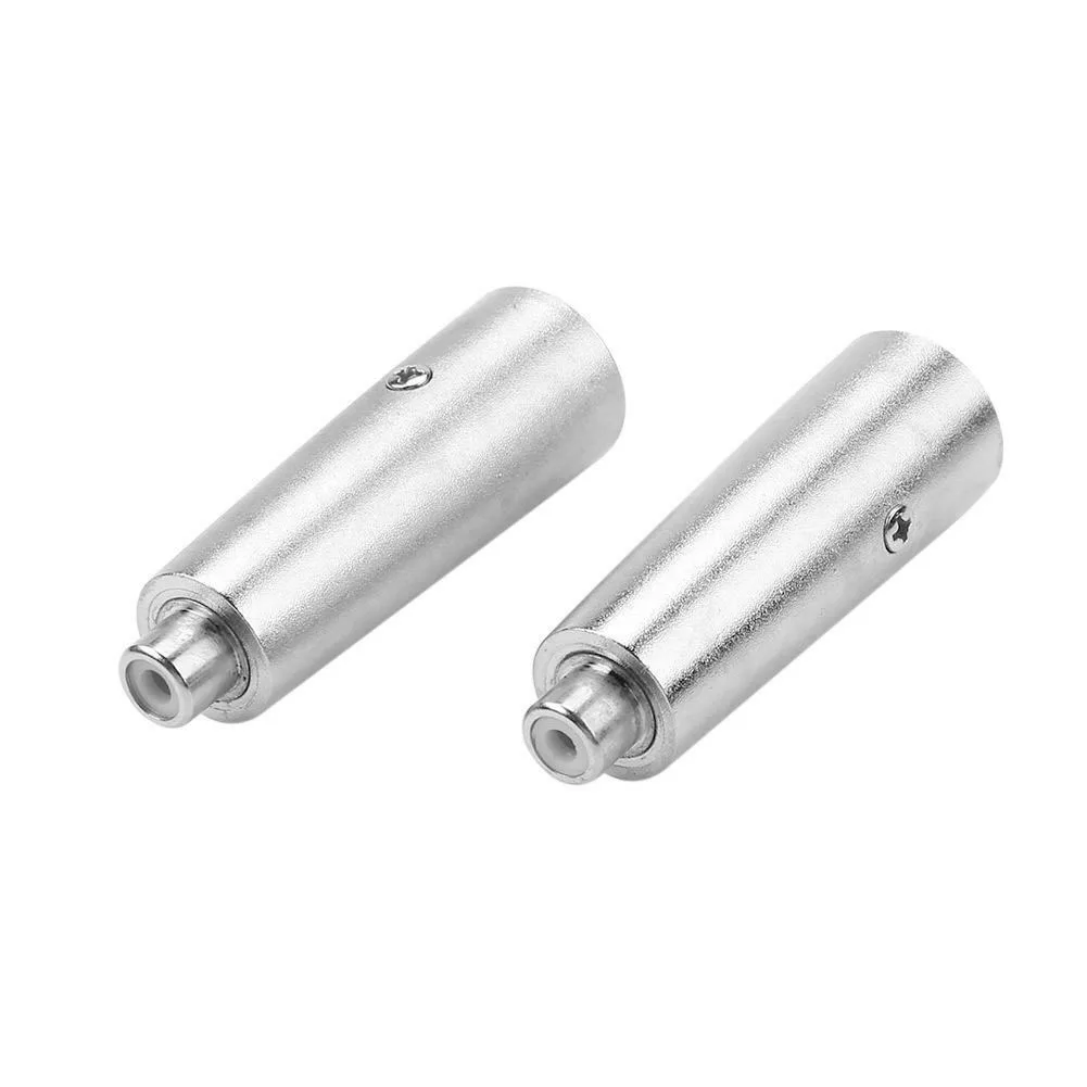 2 шт./компл. 3P XLR Сделано в Китае для инструменты штекерное гнездо прочный переходник Аудио Видео металлический конвертер микрофон DJ разъемы для дома