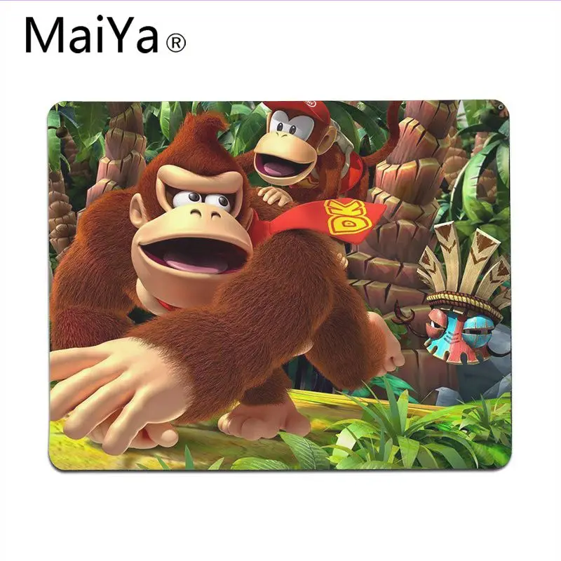 Lock Edge18x22cm Maiya высокое качество Donkey Kong силиконовый большой/маленький коврик для мышки игра большой коврик для мыши клавиатуры коврик - Цвет: Lock Edge18x22cm