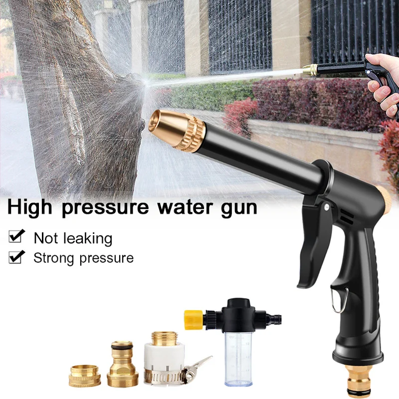 Adjustable High Pressure Water Gun For Car Cleaning Water Spray Guns