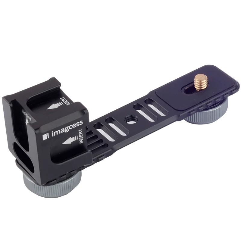

IMAGCESS Zhiyun Feiyu DJI Magic Claw Microphone Hot Shoe Expansion Bracket Four-Headed Cold Shoe PTZ External Fill Light