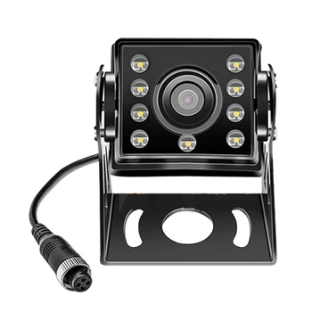 

12V-24V 4Pin Bus Truck Heavy Duty Waterproof or Night Reversing Camera CCD Color 8 LED