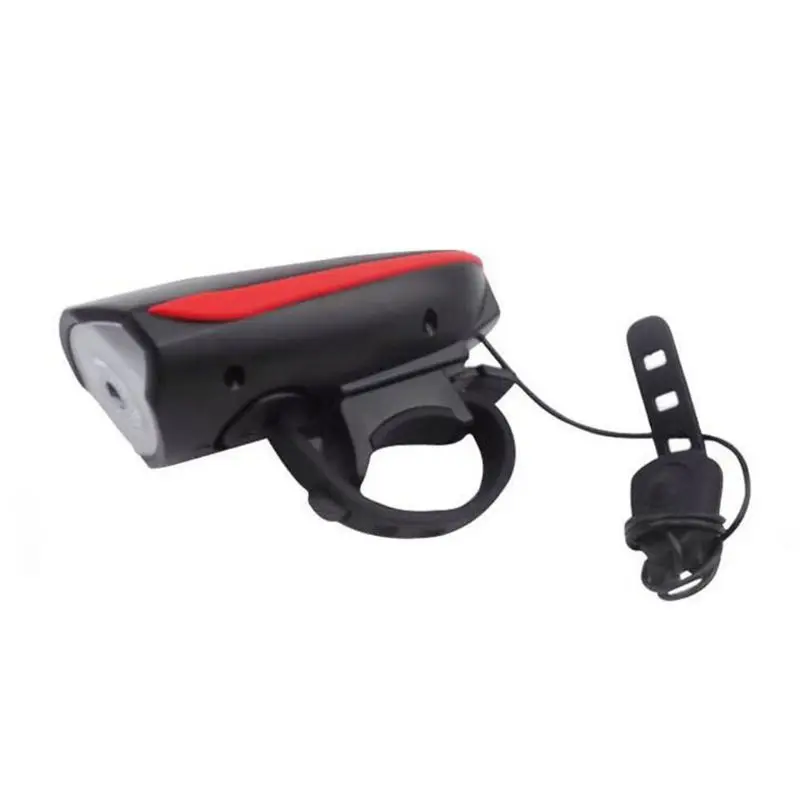 Red Model 1 Велосипедный Головной фонарь с колокольчиком usb зарядка фары горного велосипеда - Цвет: Red Model 1