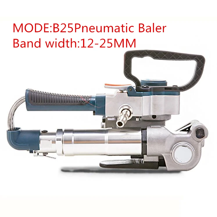 

13-25MM Pneumatic binding machine Plastic Strapping Tool Friction Welding Strapping Machine for PET Strap bagging machine