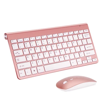 

2.4G Wireless Keyboard Mouse Combo Set Mini Multimedia Keyboard Mouse For Notebook Laptop Mac Desktop PC TV Office Supplies