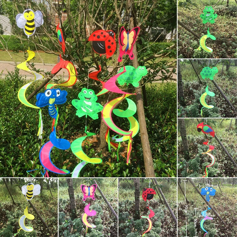 

Hot Animal Spiral Windmill Colorful Wind Spinner Lawn Garden Yard Outdoor Decor