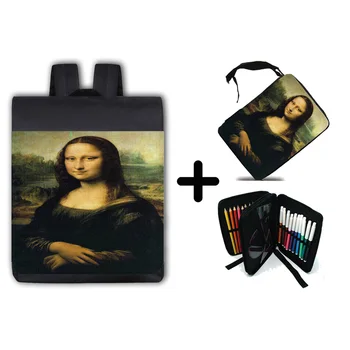 

PACK BACKPACK AND CASE MONA LISA MONALISA BOX school