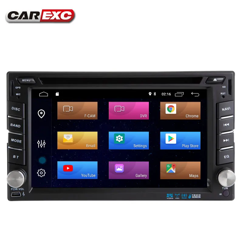 Perfect 2 Din Android 9/9.0 Car DVD Radio Multimedia Player Universal GPS Navigation autoradio Stereo Audio WIFI BT GPS  Multimedia 5
