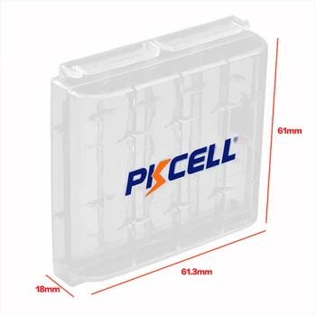 

1Pcs PKCELL Battery Holder Case Plastic Portable Boxes For AA or AAA Single Use Primary Batteria or Rechargeable Batteries