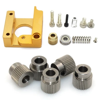 

3D Printer MK8 1.75mm Remote Extruder Kit with Extruder Pulley 36 Teeth Bore 5mm Stainless Steel Drive Gear