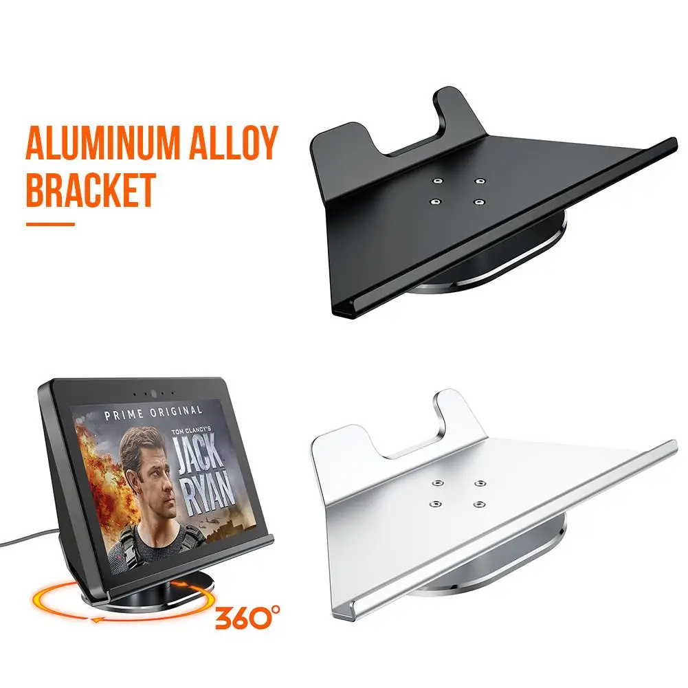 

New Durable 360 Degree Rotation Aluminum Alloy Mount Bracket Lightweight Holder Base Suitable For Amazon Echo Dot Accessories