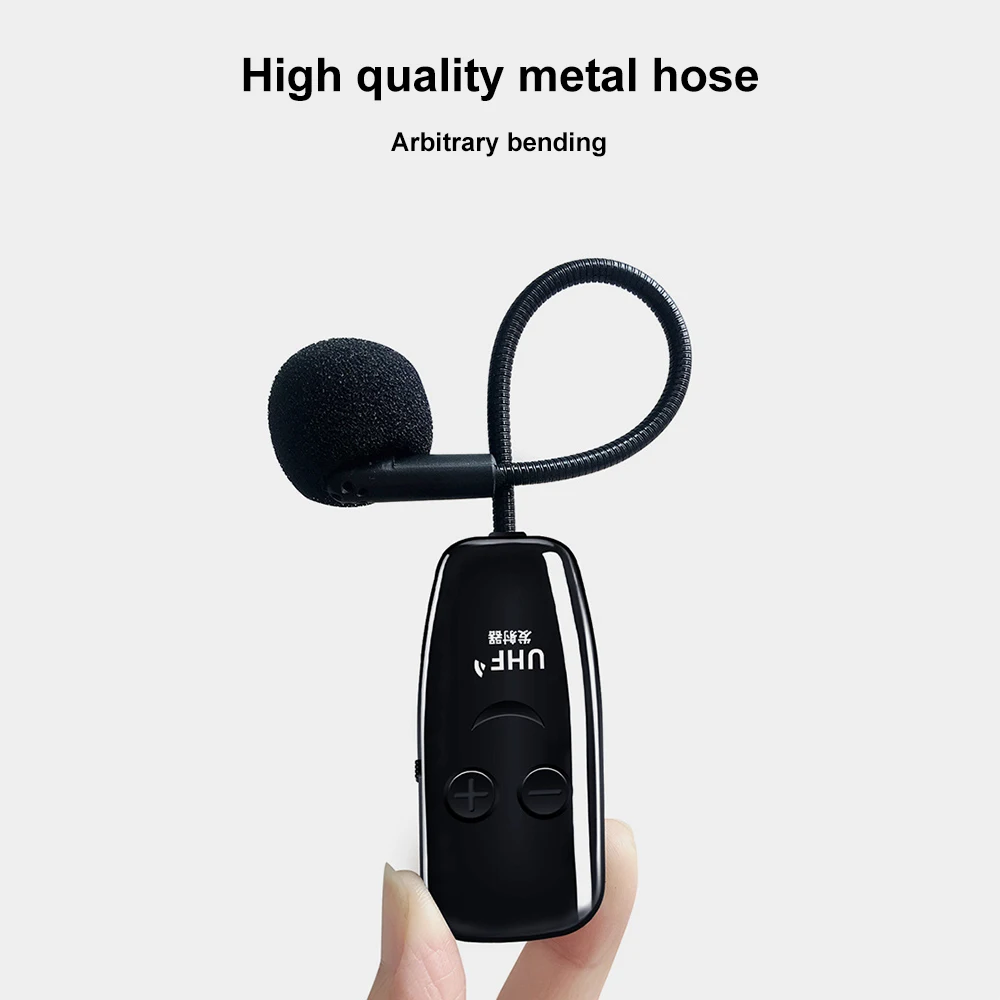 Head-mounted UHF Wireless Microphone One Drag Two Anti-interference Wireless MIC Transmitter Receiver Outdoor Performance Mic