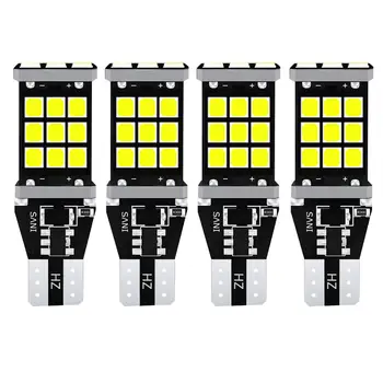 

4x T15 W16W LED Bulb Canbus 921 12v Car Backup Reverse Light 6000k white for Hyundai Santa Fe Getz I20 Sonata Ix25 I40 I10 Coupe