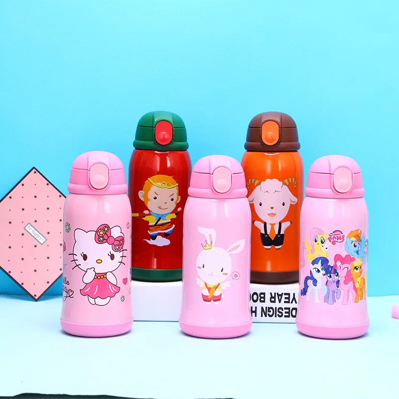

Place of Origin Supply of Goods Children Insulated Stainless Steel Bottle Students Cartoon Portable Straw Cup Sports Bottle
